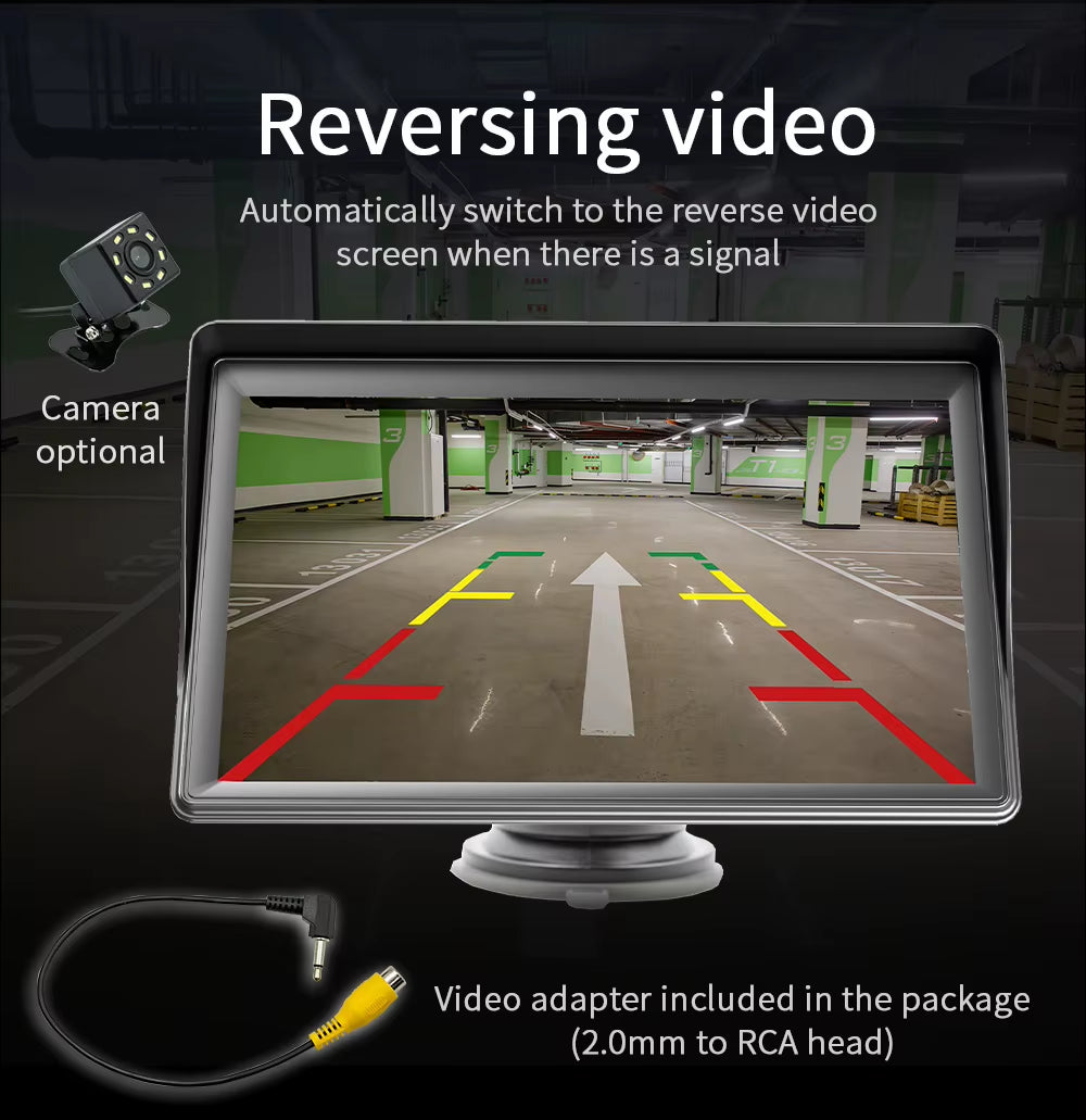 Universal 7" HD Portable Car MP5 Wireless Android Auto/Carplay BT Mirrorlink Car Player Remote Control Cat Stereo