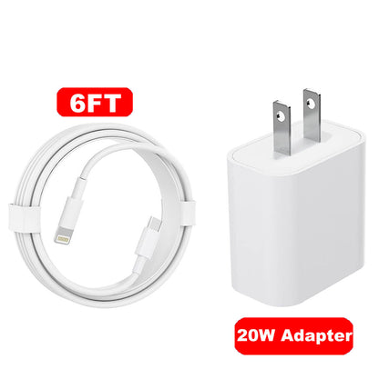 Wholesale PD 20W USB C Type C Adapter Fast Charger for Iphone 14/13/12/11/Pr